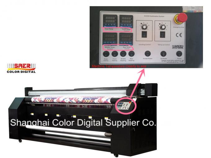Automatische Digitale Textiel de Printermachine van de Kledingstukprinter voor Vlag/Gordijn 0