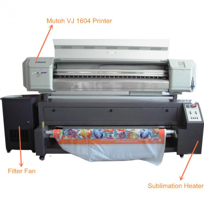 Mutoh direct Broodje om Sublimatie Textielprinter met DX5-Printhead te rollen 1