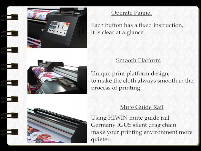 Printer van hoge Precisie Piezo Inkjet met Epson-Drukhoofd op Stoffenmateriaal 1