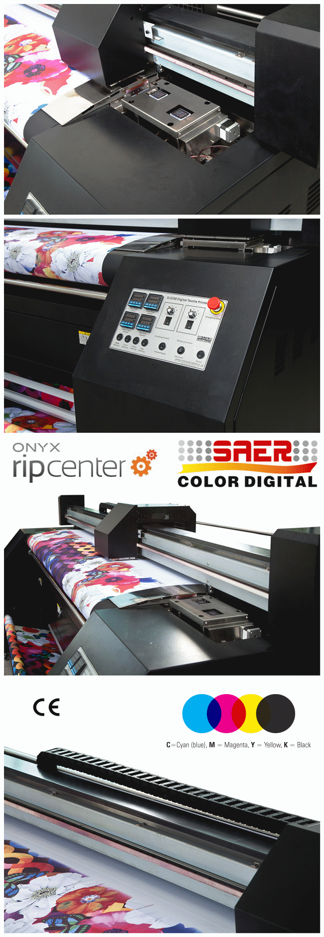 Openlucht Groot Formaat Digitale Printer voor Textiel met de Hoofden van Epson DX5 3
