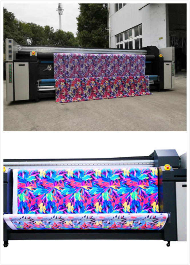 De Printer van de de Kleurstofsublimatie van de vlagstof met Hoge Resolutie Digitale Machine 0