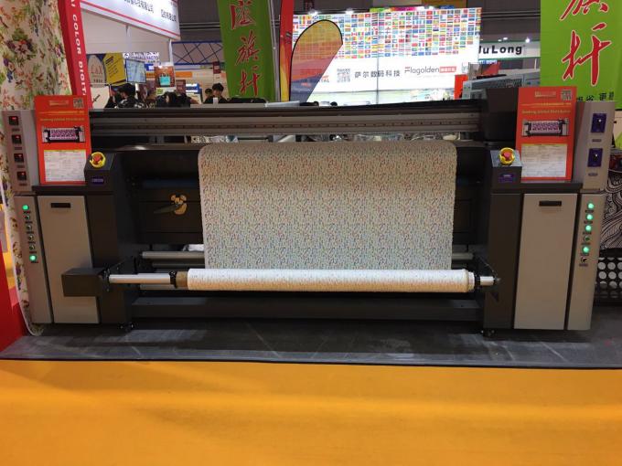 Duik de Digitale Textielmachine van de Vlagdruk met de Inkt van de Kleurstofsublimatie op 1