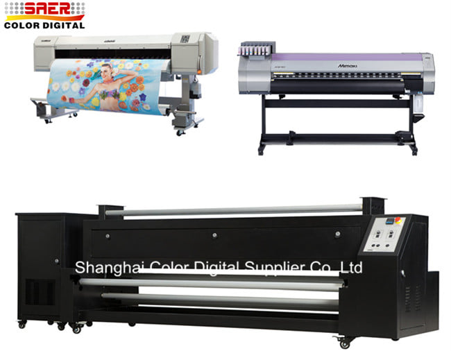Flex Banner Sublimation Printing Machine-Digitale de Polyesterprinter van het Drukhoofd 4