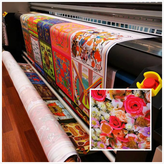 De dubbele CMYK-Printer Large Format van Inkjet van de Kleurstof Textielsublimatie 1