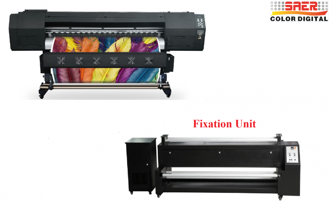1800 dpi direct textieldrukmachine met infraroodprinterdroger 7