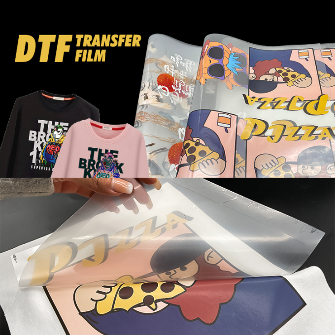 Het digitale Inkjet-Broodje van de het Huisdierenfilm van Drukdtf voor T-shirtprinter 0