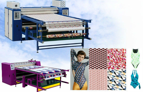 Digitale van de de Hittepers van het de Textieldrukmateriaal van stoffenkledingstukken Thermische de Drukmachine 0