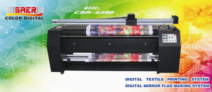 Machine van de de Vlag de Digitale Textieldruk van de kleurstofsublimatie voor binnen en openluchtaffiche 2