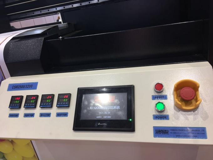 De Textieldrukmachine van Inkjet, Twee/Vier Kyocera-Hoofden de Printer van de Bannerplotter 0