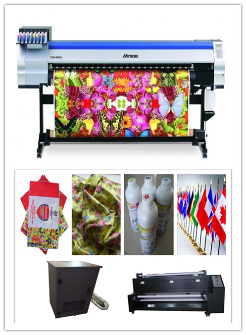 Broodje om van de de Machine1440dpi Resolutie van de Vlagdruk te rollen de Printer van de Hoge snelheidsinkjet 1