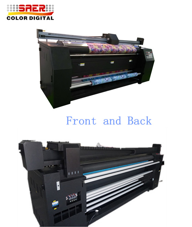 3.2m Breedte Geen Printer van de Stoffeninkjet van de Snuifjerol voor de Zijde Katoenen van de Kleurstofsublimatie Polyester 0