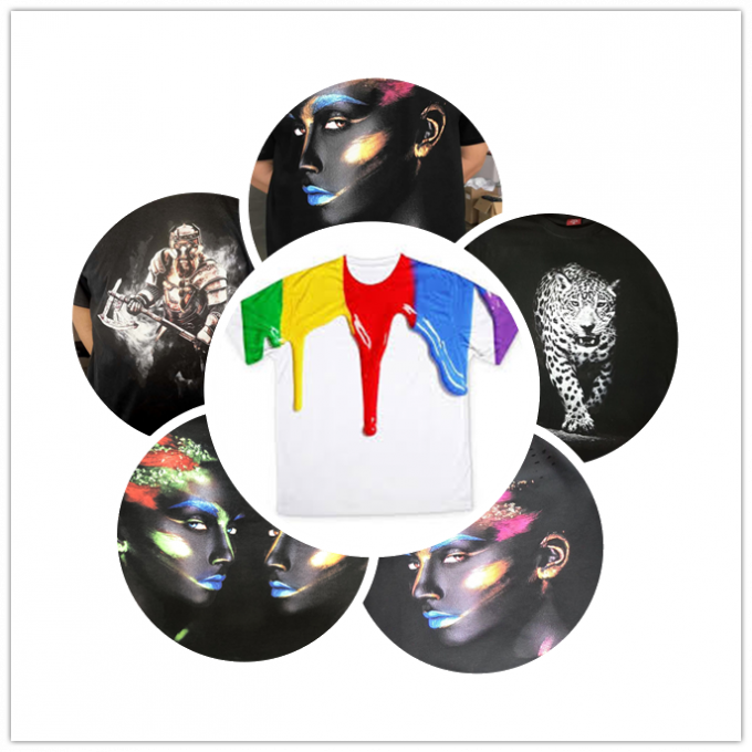 Van het de Printerkledingstuk van CMYK DTG de Drukmachine Geen Geurmilieubescherming 1