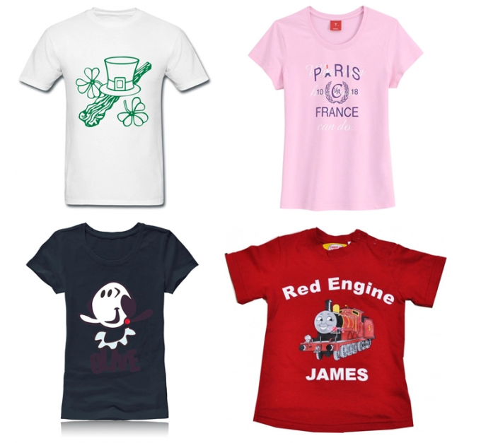 Printer van het de T-shirt de Digitale Kledingstuk van de pigmentinkt met Drie Werkende Lijsten 1