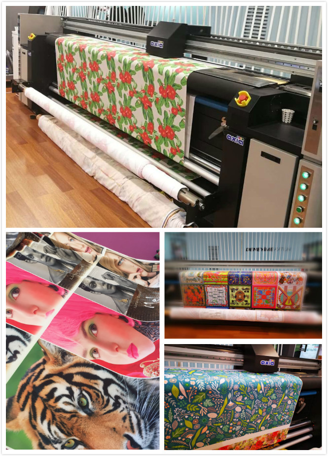 De automatische van de de Vlagdruk van de Stoffenplotter van de Machinedigtal Printer Banner Printer direct 1