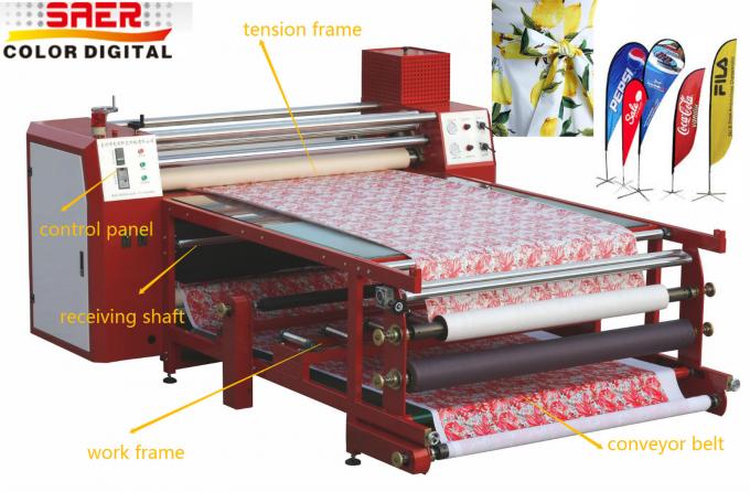 Industriële Textiel van de de Rolkalender van de Kalendermachine van de de Hittepers de Sublimatiemachine 3