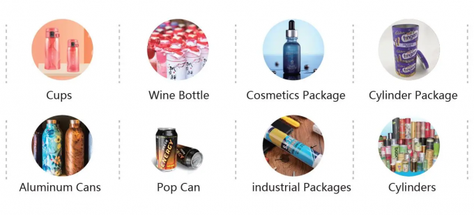 Digitale cylindrische inkjetprinter Roterende plastic fles Drinkware Automatische UV-printer 1