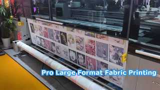 Grootformaat stoffenprintsysteem