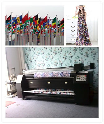 De Drukmachines van de groot Formaat Digitale Stof allen in Één Sublimatie