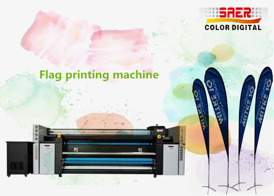 Grote textieldrukmachine / paraplu-stofprinter
