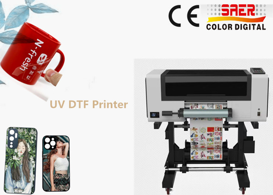 Roll to Roll UV DTF Printer 30cm A3 Printmachine AB Film Transfer