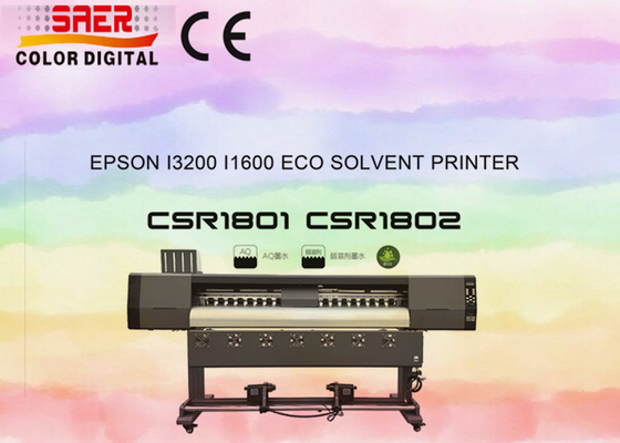 High Speed 1.8m Digitale vinylprinter Eco Solvent Inkjet Plotter Printer Dubbelkop