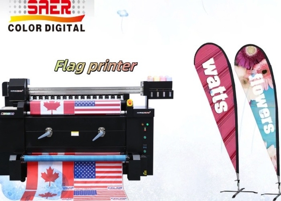 1.2M I3200 Koppen Sublimatie Direct Druk Digitaal Textiel Vlaggedrukker