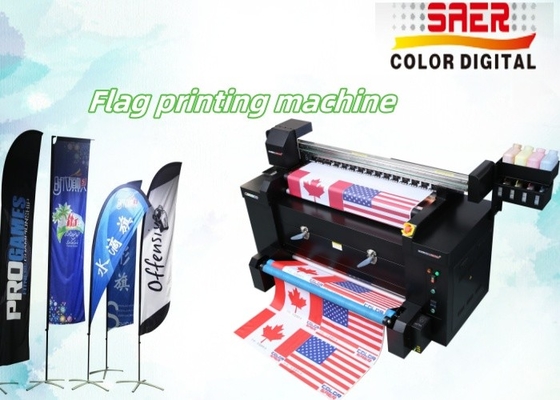 Direct afdrukken van polyester Stoffen vlag Printmachine alles in één textielprinter