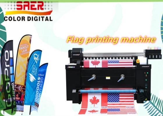 Digitale textieldrukmachine Vlaggenbanner Polyesterstofprinter Inkjet Sublimatieprinter
