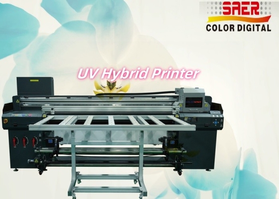Multifunktioneel grootformaat automatisch digitaal hybride inkjet UV-platbed en roll-to-roll printer