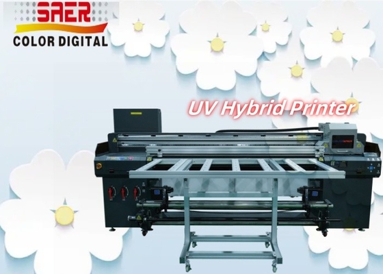 Digitale automatische UV-printer rol tot rol en platbed hybride UV-printer