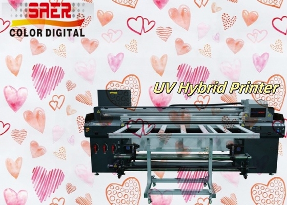 1.8m Garantie van één jaar Technische ondersteuning Roll to Roll en Flatbed UV Printer Outdoor & Indoor drukmachine