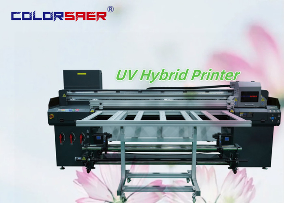 China Factory Direct Sales 1800MM All in One Digitale Inkjet UV Hybride Printer