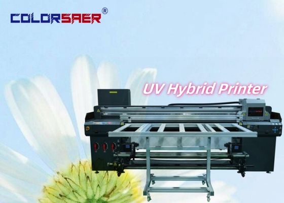 China Fabriek Goede kwaliteit UV-printer Flatbed And Roll To Roll UV Hybrid Printer