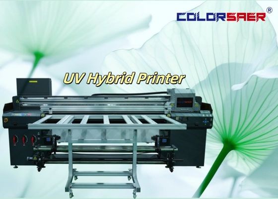 Shanghai Producent Digitale hybride UV Plotter Wide Format Printer 6 Feet Roll To Roll Met Flatbed UV Hybrid Printer