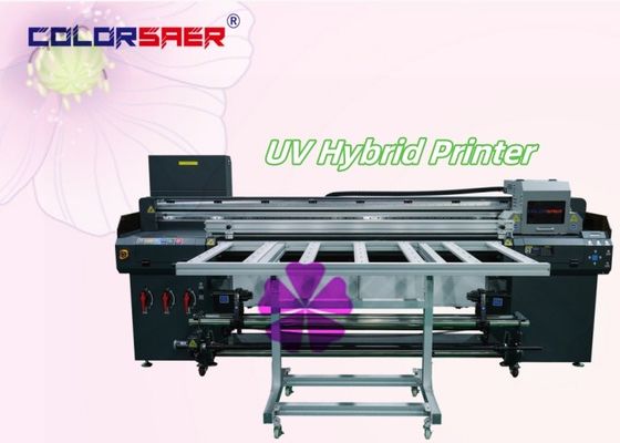 Digitale UV inkjet hybride printer Print Grootte 1,8 m Met roll to roll en onregelmatige vorm