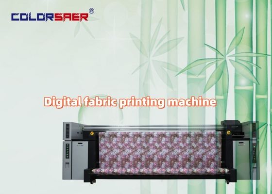 Kleur SAER All In One 8 Pcs I3200 Hoofd Inkjet Printers Roll To Roll Fabric Printing Machine