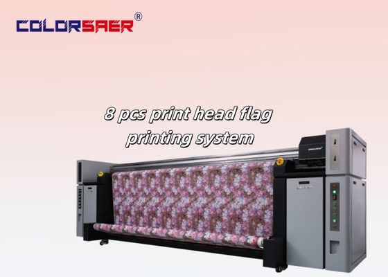 Grootformaat rol-naar-rol alles-in-één katoen- & polyester textiel drukmachine gemaakt in China