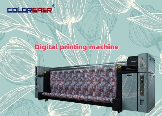 3200 mm Grote grootte Direct op katoen en Poyester Printer Professionele druk op rollen stof machine