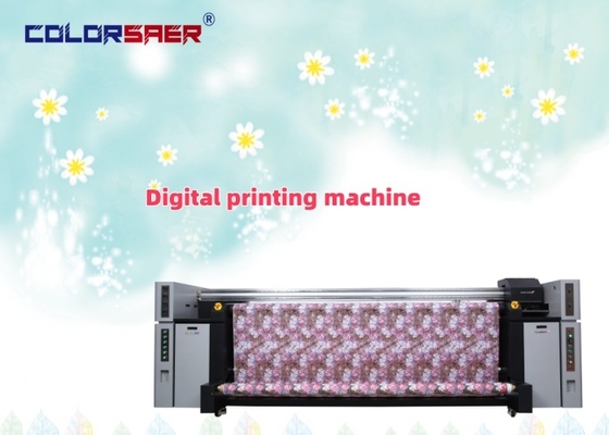 3200mm Hoge precisie textiel drukmachine Nieuwe sublimatieprinter met 8 printkoppen