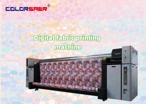 SAER 3.2m Digitale Textielprinter met 8 Epson Koppen CMYK