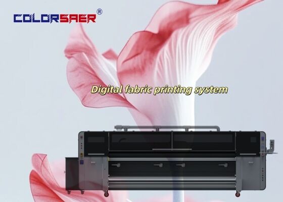 SAER COLOR Snelle snelheid 3,2m Sublimatieprinter met KJ4B-QL-printkop