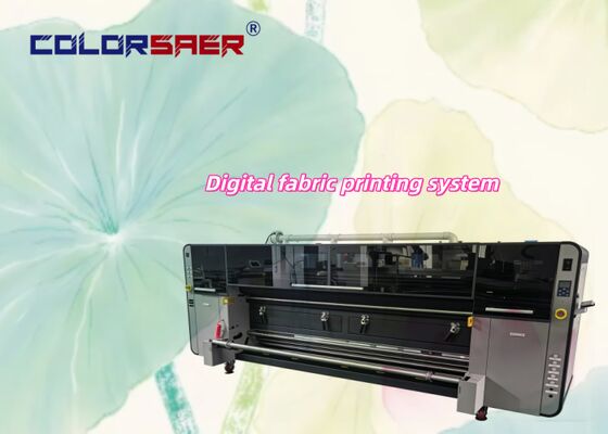 SAER Hot Sell 4 Heads Large Format 3.2m Printbreedte Hoge Snelheid Textiel Print Sublimatie Plotter