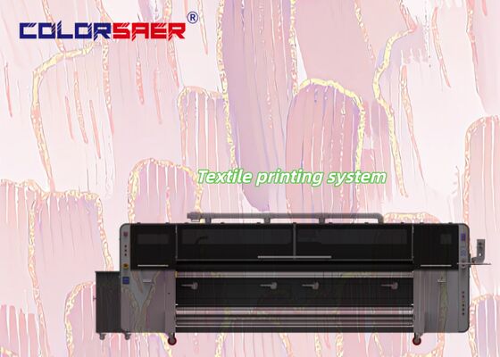 SAER 3.2m Direct Print Polyester & Cotton Fabric Plotter met I3200 Print Head All in One Textile Printer
