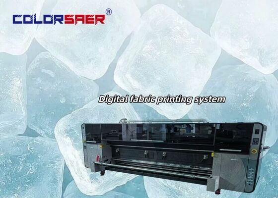 High Resolution 4 Color/CMYK Digital Textile Printing System CSR3200 Fabric Plotter with Pigment & Sublimation Ink