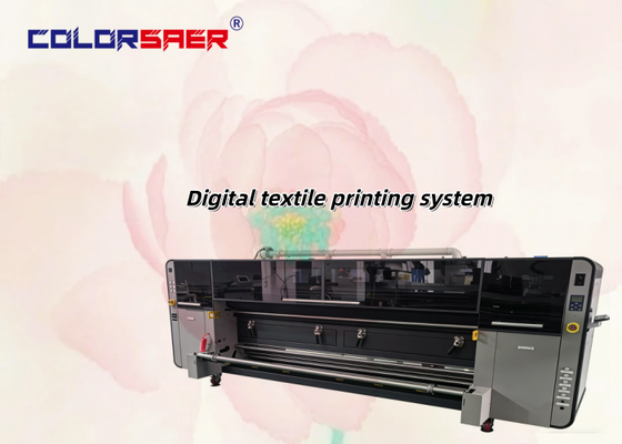 Hoge resolutie industriële 4 stuks KJ4B-QL printkop grootformaat textielprintsysteem met pigment- en sublimatie-inkt