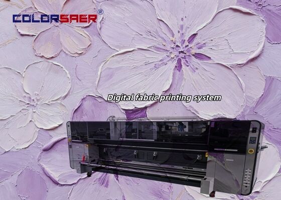SAER gecertificeerd 3.2m KJ48-QL Print Head Industrial Direct Textile Printer voor reclamebannerfabriek OEM
