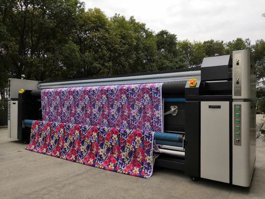 Grote de Textieldrukmachine van Inkjet van de Grootte Hoge Resolutie met Automatisch het Voeden Systeem