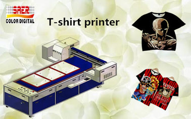 Flatbed A3-Machine van de T-shirtdruk/de Machine van de Kledingstukdruk 1 Jaargarantie