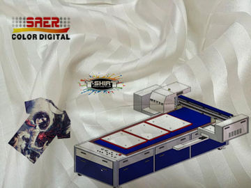 De multifunctionele Flatbed Machine van de T-shirtdruk Automatisch met Pigmentinkt