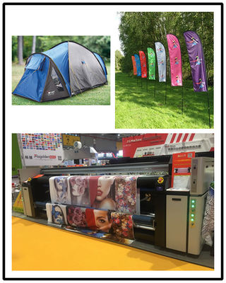 De handel toont Vertoning Digitaal de Machinebroodje van de Stoffendruk aan Broodje 360 - 1800dpi-Resolutie